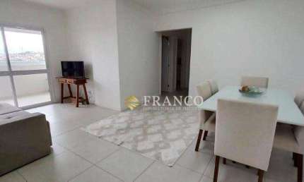 Apartamento com 3 dormitórios para alugar, 100 m² - Independência - Taubaté/SP