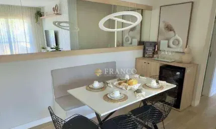 Apartamento com 2 dormitórios à venda, 68,41m² - Vila São Geraldo - Taubaté/SP