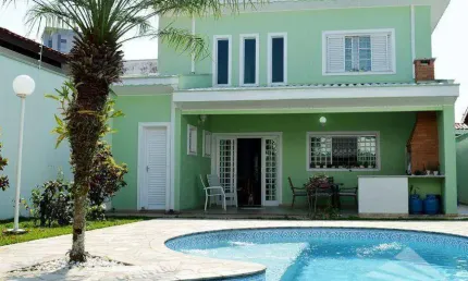 Lindo sobrado com 4 dormitórios à venda e para locação, 332 m² - jardim das nações - taubaté/sp