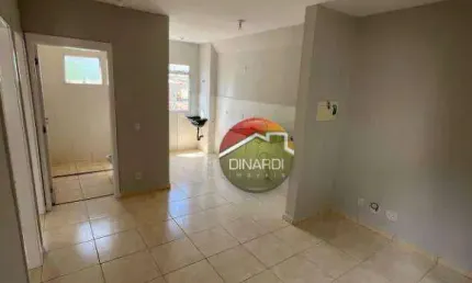 Apartamento com 2 dormitórios à venda, 45 m² por r$ 140.000,00 - ipiranga - ribeirão preto/sp
