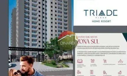 Apartamento com 2 dormitórios à venda, 55 m² por r$ 335.000,00 - jardim olhos d'água - ribeirão preto/sp