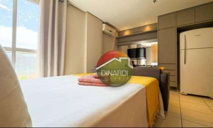 Apartamento com 1 dormitório para alugar, 30 m² por R$ 2.650,00/mês - Nova Aliança - Ribeirão Preto/SP