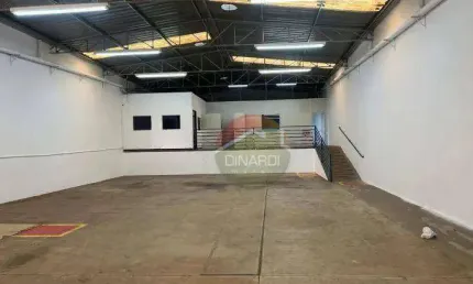 Galpão para alugar, 396 m² por r$ 11.155,00/mês - residencial e comercial palmares - ribeirão preto/sp