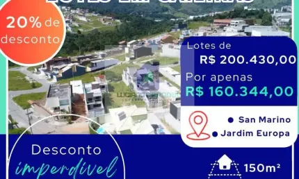 Terrenos à venda em caieiras - a partir de r$160.344 - 150m²