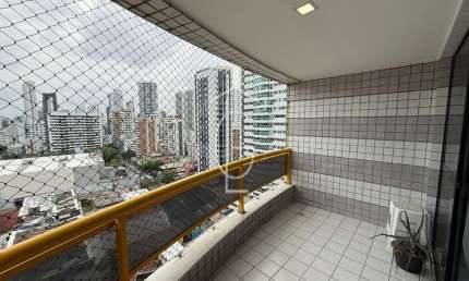 APARTAMENTO ESPA&#199;OSO DE 4 QUARTOS EM LOCALIZA&#199;&#195;O PRIVILEGIADA EM BOA VIAGEM