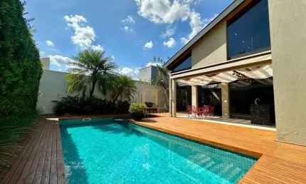 Casa com piscina, 03 suítes, Sun Lake, Londrina - CA0227.