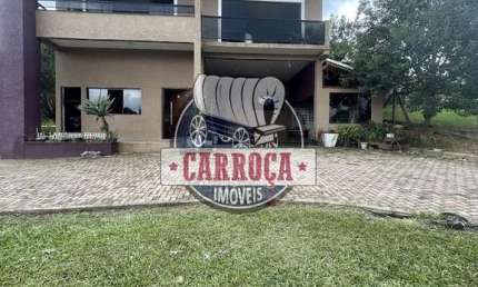 Chácara / sítio com 3 quartos à venda na Vereador ludovico gondek, Rio Abaixinho, Araucária, 280 m2 por R$ 1.100.000