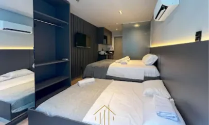 Flat térreo pé na areia no setai edition – cabo branco | porteira fechada