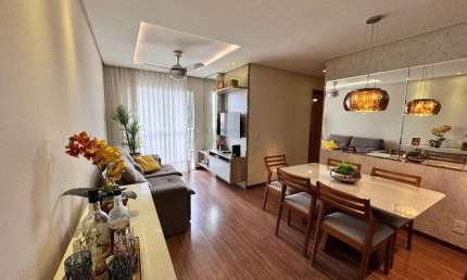 Apartamento 3 Qtos C/suite Cond. Paradiso Club - 77 m² / Sol Intermediario - Valparaíso - Serra - ES