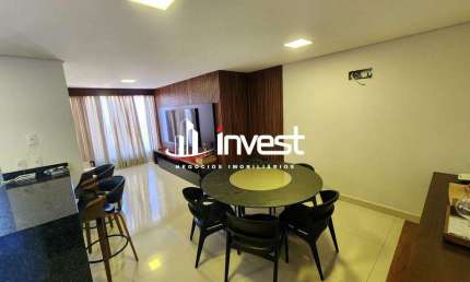 Apartamento mobiliado três quartos sendo uma suíte master com closet