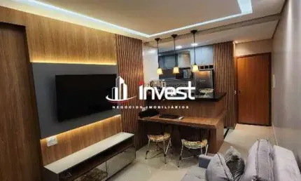 Oportunidade apartamento mobiliado dois quartos sendo uma suíte bairro abadia