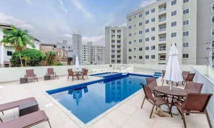 Apartamento com 2 dormitórios para alugar, 44 m² por R$ 1.860,00/mês - Água Verde - Blumenau/SC