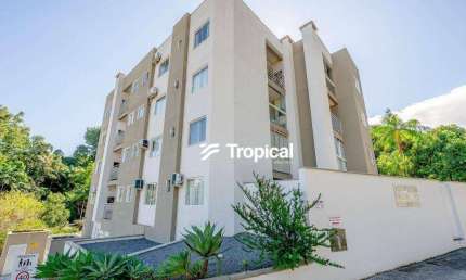 Apartamento com 2 dormitórios para alugar, 60 m² por R$ 2.501,00/mês - Velha - Blumenau/SC