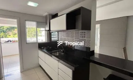 Apartamento com 2 dormitórios para alugar, 92 m² por R$ 3.280/mês - Ponta Aguda - Blumenau/SC