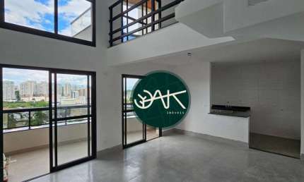 Apartamento Duplex com 1 dormitório para alugar, 94 m² por R$ 4.790,00/mês - Jardim Aquarius - São José dos Campos/SP