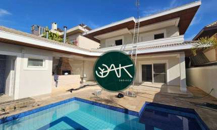 Casa com 4 dormitórios, 408 m² - venda por R$ 3.800.000 ou aluguel por R$ 17.000/mês - Condomínio Sunset Park - São José dos Campos/SP