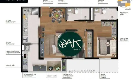 Apartamento com 2 dormitórios à venda, 64 m² por R$ 460.000,00 - Parque Industrial - São José dos Campos/SP