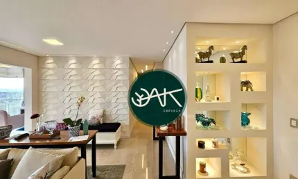 Apartamento com 3 dormitórios, 152 m² - venda por R$ 1.800.000,00 ou aluguel por R$ 9.200,00/mês - Condomínio Royal Park - São José dos Campos/SP