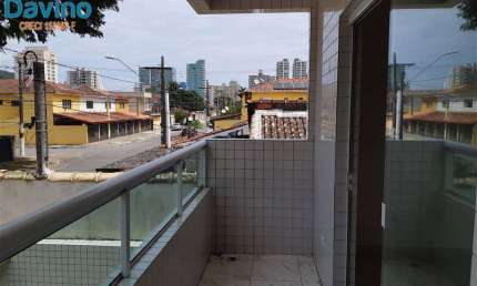 468MIL - CASA SOBREPOSTA ALTA INDIVIDUAL 2 QUARTOS 1 SUÍTE SACADA  CANTO DO FORTE 100 METROS DA AV MAL MALLET