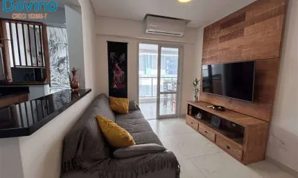 Apartamento 1 dormitório com suíte e lazer completo localizado no canto do forte - r$ 465mil
