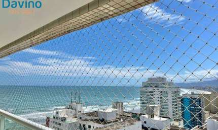 2,5milhão - Cobertura com Vista definitiva - Praia do Canto do forte - 3 suites - 7 banheiros - 3 vagas - aceita Fin. Bancario