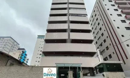Apartamento pertinho da praia da vila tupy andar alto vista livre - 2 suites vista mar definitiva o churrasqueira lazer 100m do mar