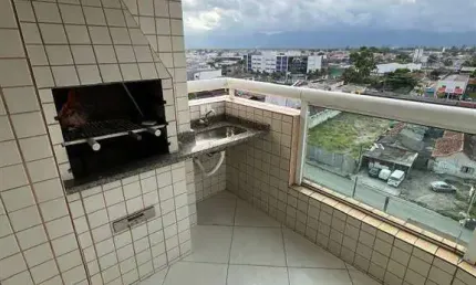310MIL A VISTA - APARTAMENTO 1 DORMITÓRIO - ANDAR ALTO - SACADA COM CHURRASQUEIRA - PRAIA DA AVIAÇÃO - LAZER