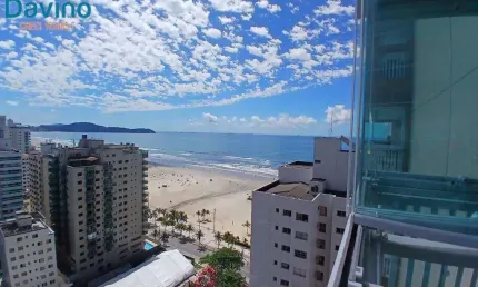 980mil a vista - apartamento andar alto vista mar - 2 suites 2 vagas 91m area útil apartamento pé na areia lazer de clube