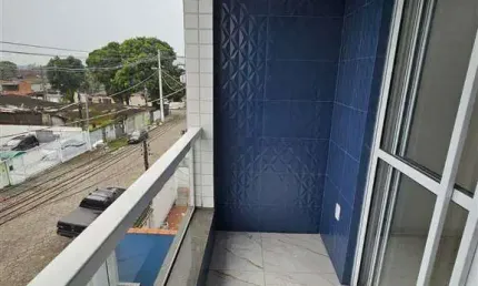 340 Mil - Apartamento novo com sacada gourmet - em São Vicente