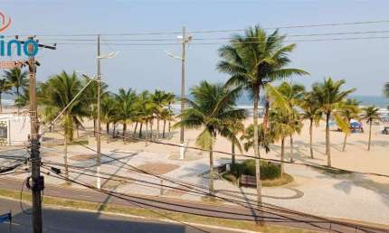 310 MIL APARTAMENTO COM 2 DORMITORIOS FRENTE MAR NO BAIRRO MAIS QUERIDINHO DA PRAIA GRANDE , GUILHERMINA NO 2 ANDAR DE ESCADA .