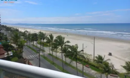 315mil Apartamento na Praia da Vila Mirim 1
Dormitório sacada vista mar lazer elevador