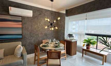 550mil - Apartamento frente mar da Praia do Maracana- novo - 2 quartos um suite sacada lazer completo