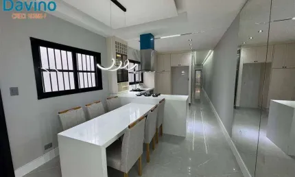 DE 970MIL POR 820MIL A VISTA - CASA ALTO PADRÃO FINO ACABAMENTO 3 DORMITÓRIOS 200M DA PRAIA AREA GOURMET ÔFURO.