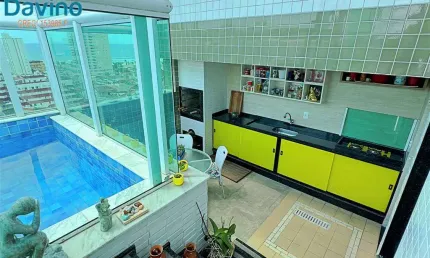 800MIL - COBERTURA DUPLEX BELÍSSIMA COM VISTA MAR - 3 DORMITÓRIOS 2 SUÍTES 2 VAGAS