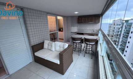 APARTAMENTO PÉ NA AREIA MOBILIADO E DECORADO, VISTA MAR 3 SUITES CANTO DO FORTE LAZER COMPLETO