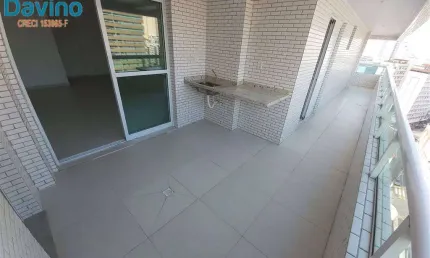 LOCAÇÃO - Lindo Apartamento - 3 Dormitórios, sendo 1 Suite- Sacada Gourmet- Lazer completo! 3 Vagas de Garagem Demarcadas - Na Praia Do Boqueirão