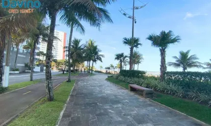 335mil a vista - apartamento em predio frente mar 2 quartos, vista praia