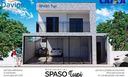 ENTRADA/SINAL 8 MENSAIS DE R$ 1750,00 - SOBRADO EM CONDOMINIO LANÇAMENTO FINO ACABAMENTO 3 QUARTOS 1 SUÍTE CHURRASQUEIRA