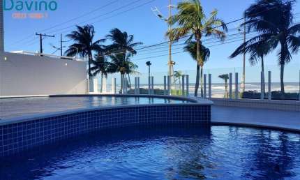 BELO APARTAMENTO PÉ NA AREIA COM 2 DORMITÓRIOS, VARANDA GOURMET, LAZER COMPLETO POR APENAS R$520.000 À VISTA OU PELOS BANCOS