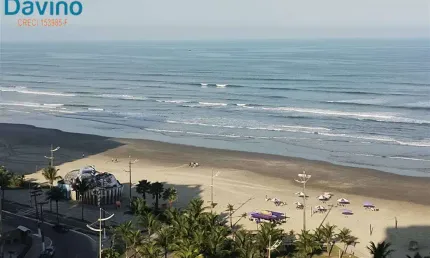 2 dormitórios, varanda gourmet com vista para o mar, lazer completo a menos de 100 metros da praia do caiçara por r$ 730.000 à vista ou pelos bancos e r$ 790.000 para financiamento direto com a constr