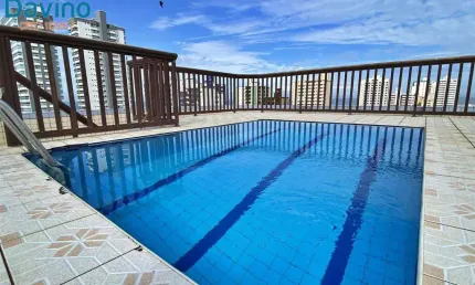 330 mil - Apartamento 1 quarto suíte, sacada com vista mar!