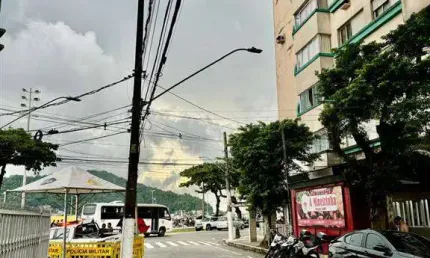 185mil apartamento na praia do gonzaguinha elevador