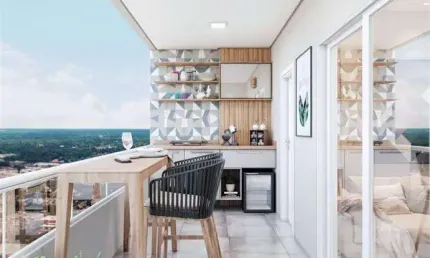 Apartamento com 2 quartos para alugar na Rua Forte, 471, Canto do Forte, Praia Grande
