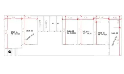 Apartamento com 1 Quarto(s) e 1 banheiro(s) para Alugar, 0 m² por R$ 1500 / Mês