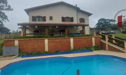 Chácara em Ibiúna, casa com 4 suítes, 3 salas, 7,000m² area e 500m² de construção