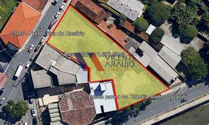 Área comercial, frente Rua Rosário e Av. Edmeia Mattos Lazzarotti