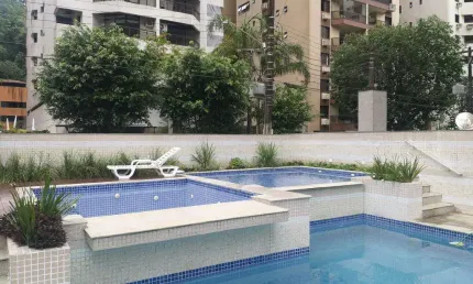 Apartamento para Locação em Guarujá, Praia de Pitangueiras, 3 dormitórios, 3 suítes, 4 banheiros, 2 vagas