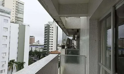 Apartamento para venda em guarujá, praia das astúrias, 2 dormitórios, 2 banheiros
