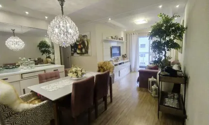 Apartamento para Venda em Guarujá, Praia do Tombo, 3 dormitórios, 1 suíte, 3 banheiros, 2 vagas