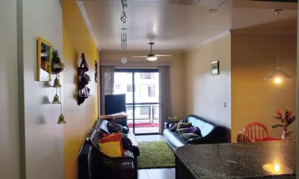 Apartamento para venda em guarujá, praia da enseada, 2 dormitórios, 1 suíte, 2 banheiros, 1 vaga
